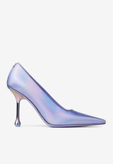 Jimmy Choo Ixia 95 Pointed Leather Pumps IXIA 95 CDU TANZANITE