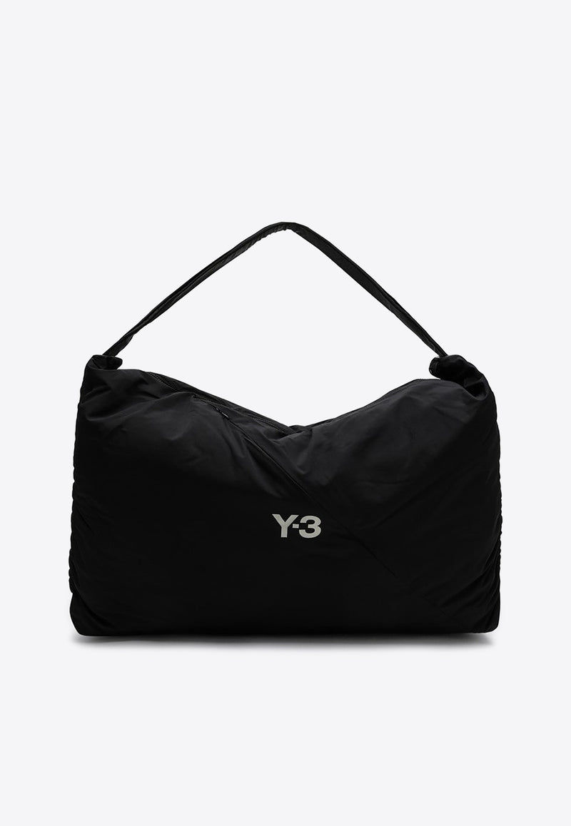 Y-3 Logo Print Nylon Messenger Bag Black IY4079NY/P_ADIDY-BLK