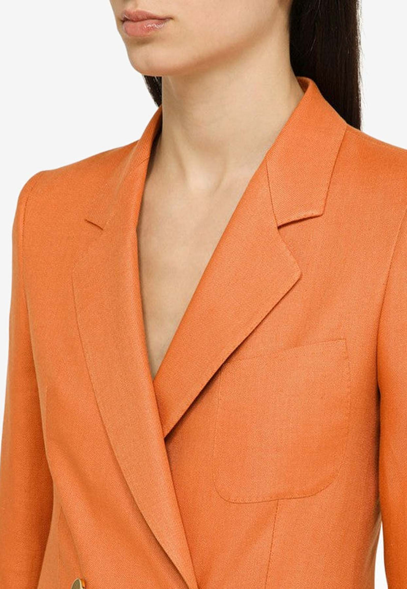 Tagliatore Double-Breasted Tailored Blazer J-NAYADE10L340021/O_TAGLT-EO964 Orange