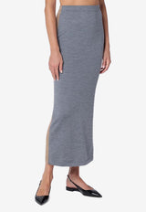 Moschino Two-Tone Midi Pencil Skirt Gray J01865401/P_MOSCH-1485