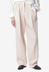 Jil Sander Wool Wide-Leg Pants Ivory J01KA0194J40002/S_JILSA-277