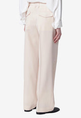 Jil Sander Wool Wide-Leg Pants Ivory J01KA0194J40002/S_JILSA-277