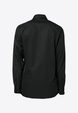 Moschino Logo Long-Sleeved Shirt J0215 2035 1555 Black