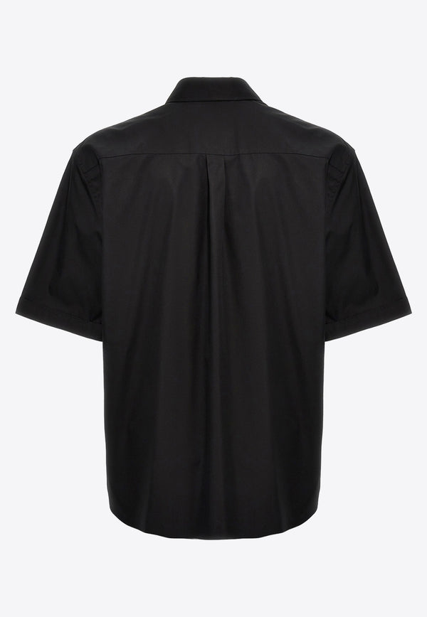 Moschino Logo Short-Sleeved Shirt J0224 0235 1555 Black