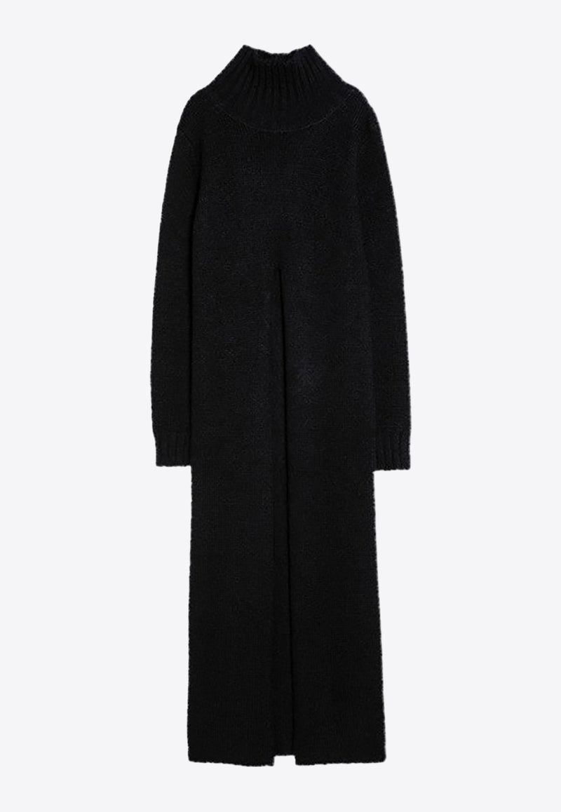 Jil Sander Wool High-Neck Dress Black J02CT0394J14718/P_JILSA-001