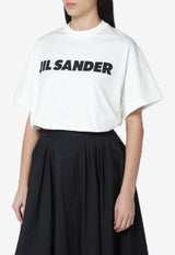 Jil Sander Logo Print Crewneck T-shirt White J02GC0140J20347/S_JILSA-102