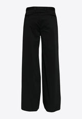 Moschino Wide-Leg Pleated Pants J0365 2021 0555 Black