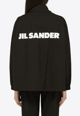 Jil Sander Logo Print Boxy-Fit Jacket Black J04AM0001J45063/O_JILSA-001