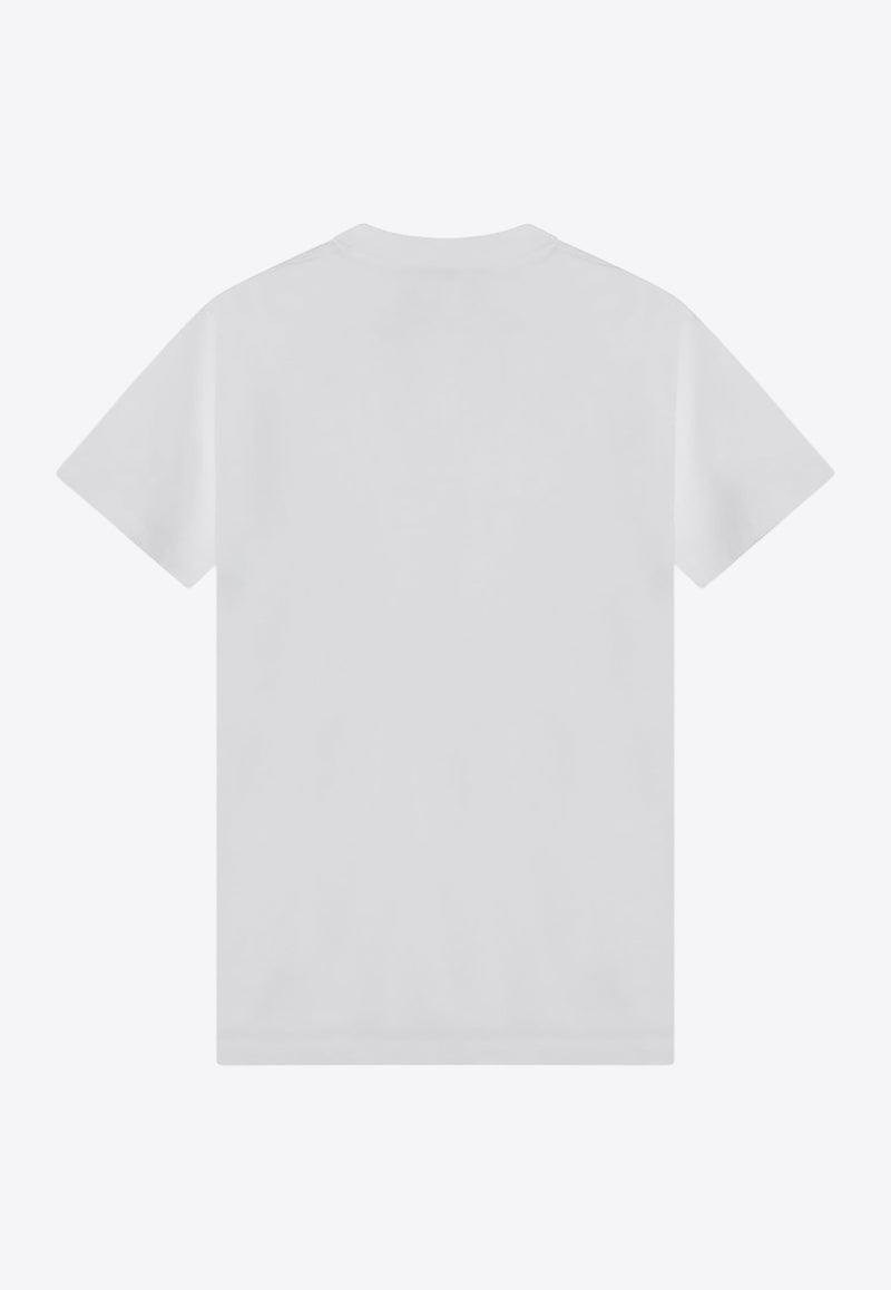 Moschino Printed Logo T-shirt White J07010541/Q_MOSCH-1001