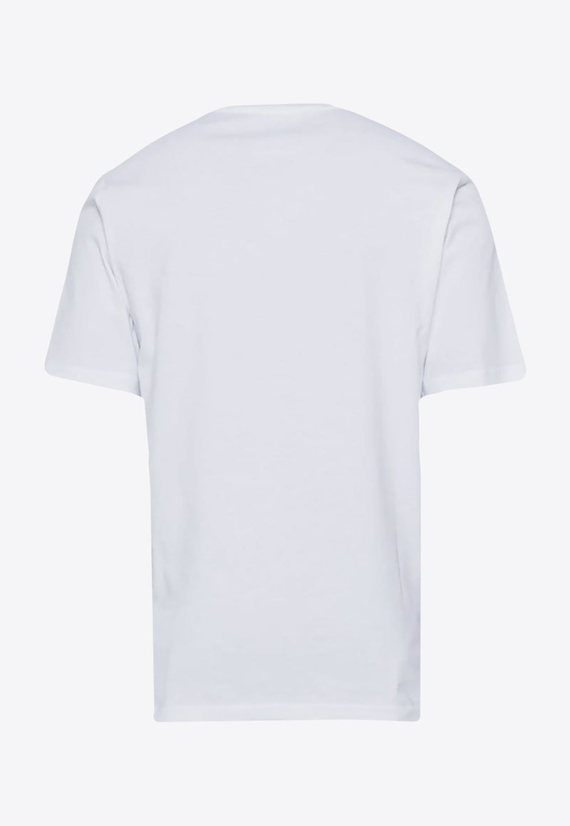 Moschino Logo Short-Sleeved T-shirt J0715 0241 1001 White