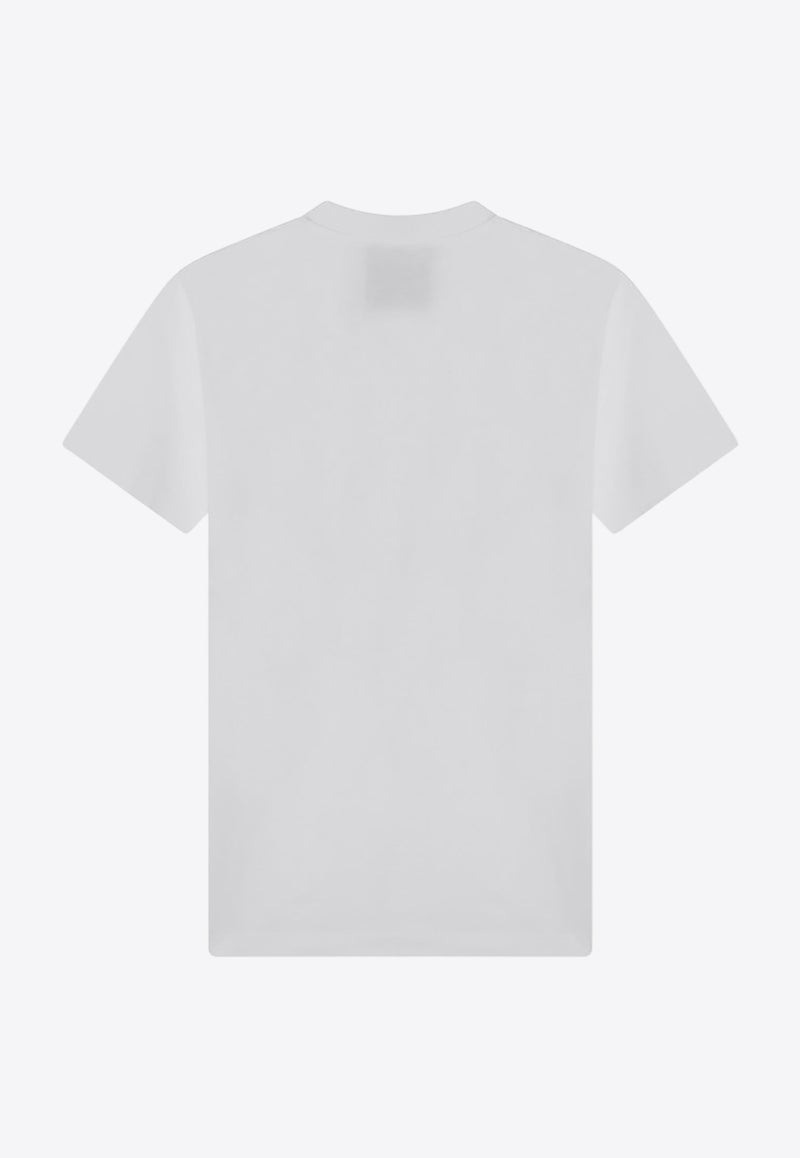 Moschino Smiley Logo T-shirt White J07160541/Q_MOSCH-1001