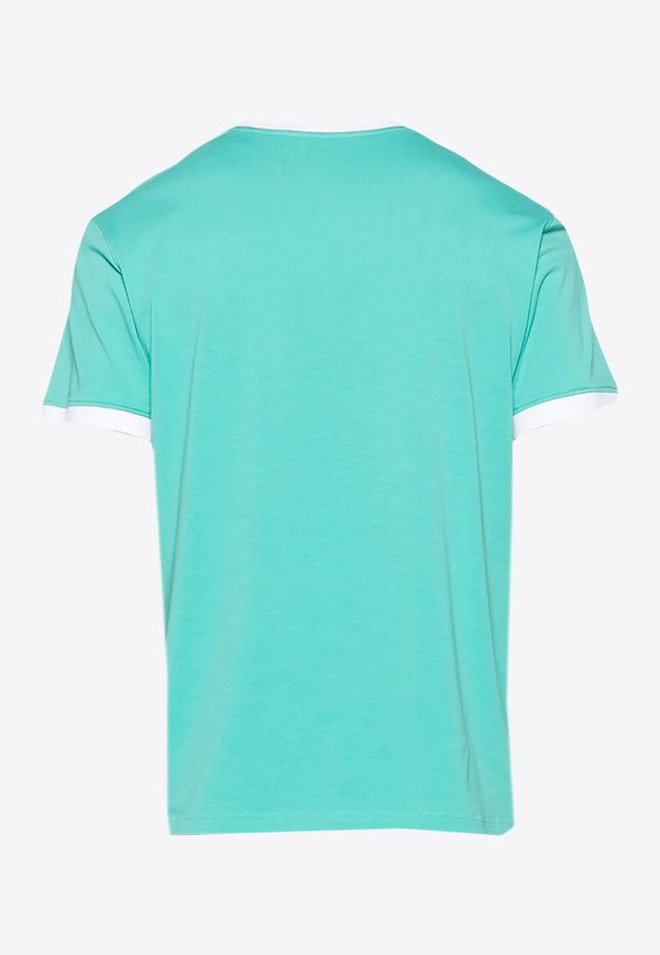 Moschino Logo Short-Sleeved T-shirt J0734 2039 2365 Blue