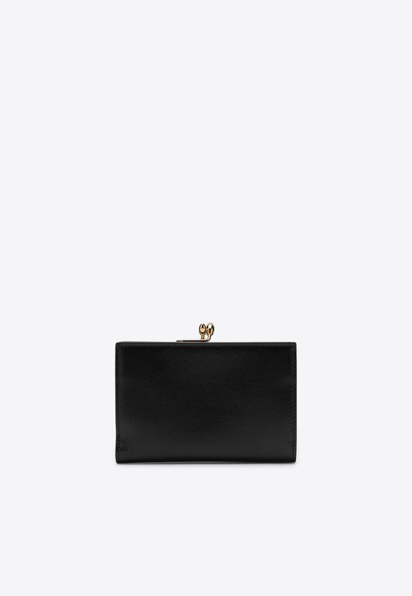 Jil Sander Small Goji Leather Wallet Black J07UI0015P4840/P_JILSA-001