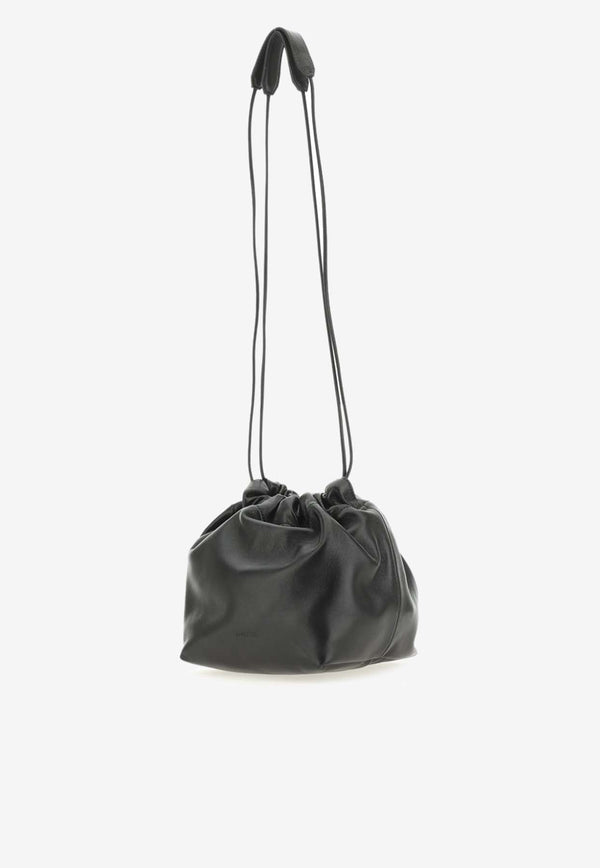 Jil Sander Small Dumpling Drawstring Shoulder Bag Black J07WG0027_P4846_001