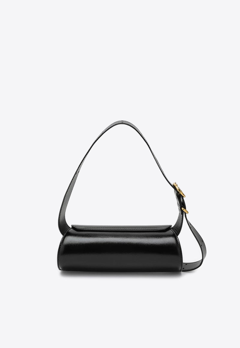 Jil Sander Mini Cannolo Shoulder Bag Black J08WD0008P4840/P_JILSA-001