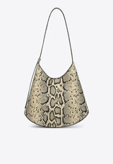 Jil Sander Eldorado Python Print Leather Shoulder Bag Multicolor J08ZH0061P8355/Q_JILSA-282