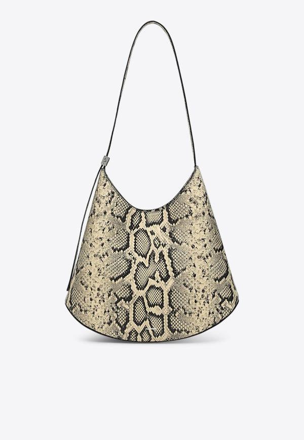 Jil Sander Eldorado Python Print Leather Shoulder Bag Multicolor J08ZH0061P8355/Q_JILSA-282