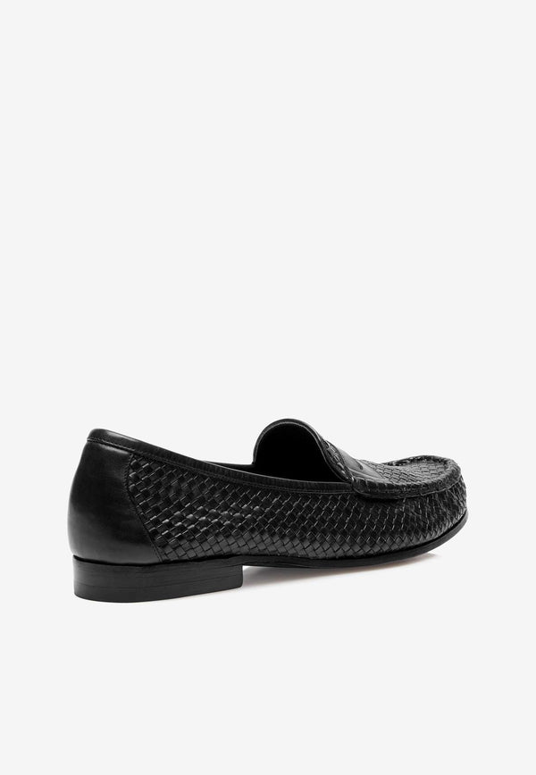 Tom Ford Neville Leather Loafers J1021-ICL091N 1N001 Black