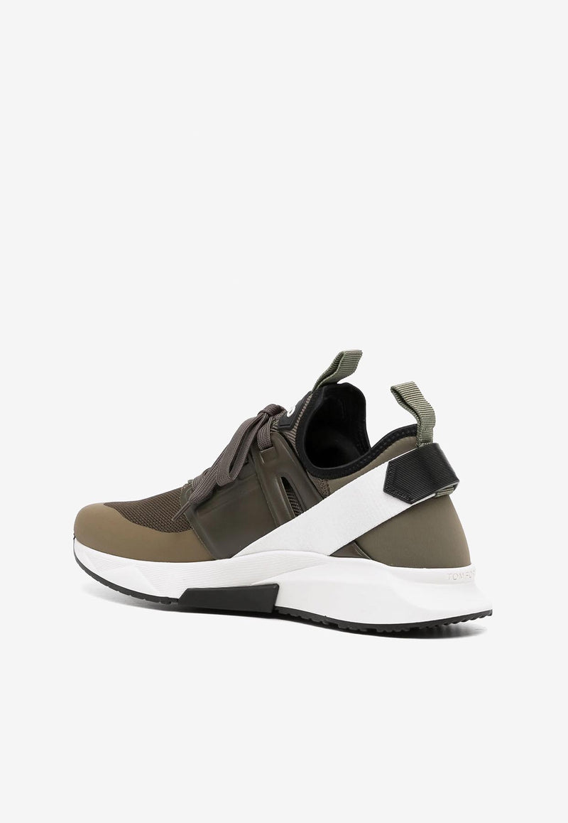 Tom Ford Jago Low-Top Sneakers J1100-TOF023N 3EW18 Green