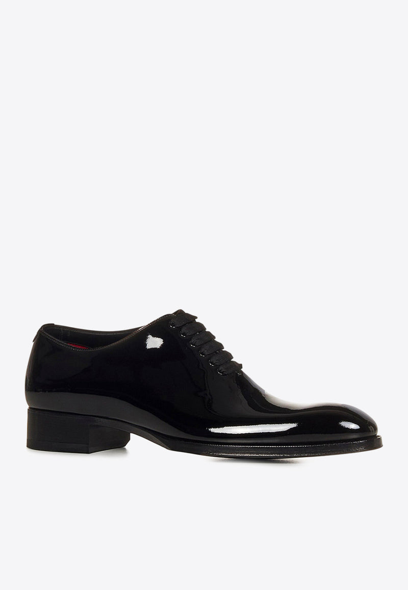 Tom Ford Elkan Patent Leather Oxford Lace-Up Shoes J1123-LPA003N 1N001