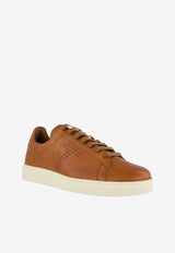 Tom Ford Warwick Leather Low-Top Sneakers Brown J1507-LBU002N EWB