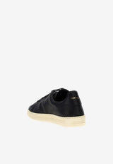 Tom Ford Warwick Leather Low-Top Sneakers Black J1507-LCL045L 3NW02