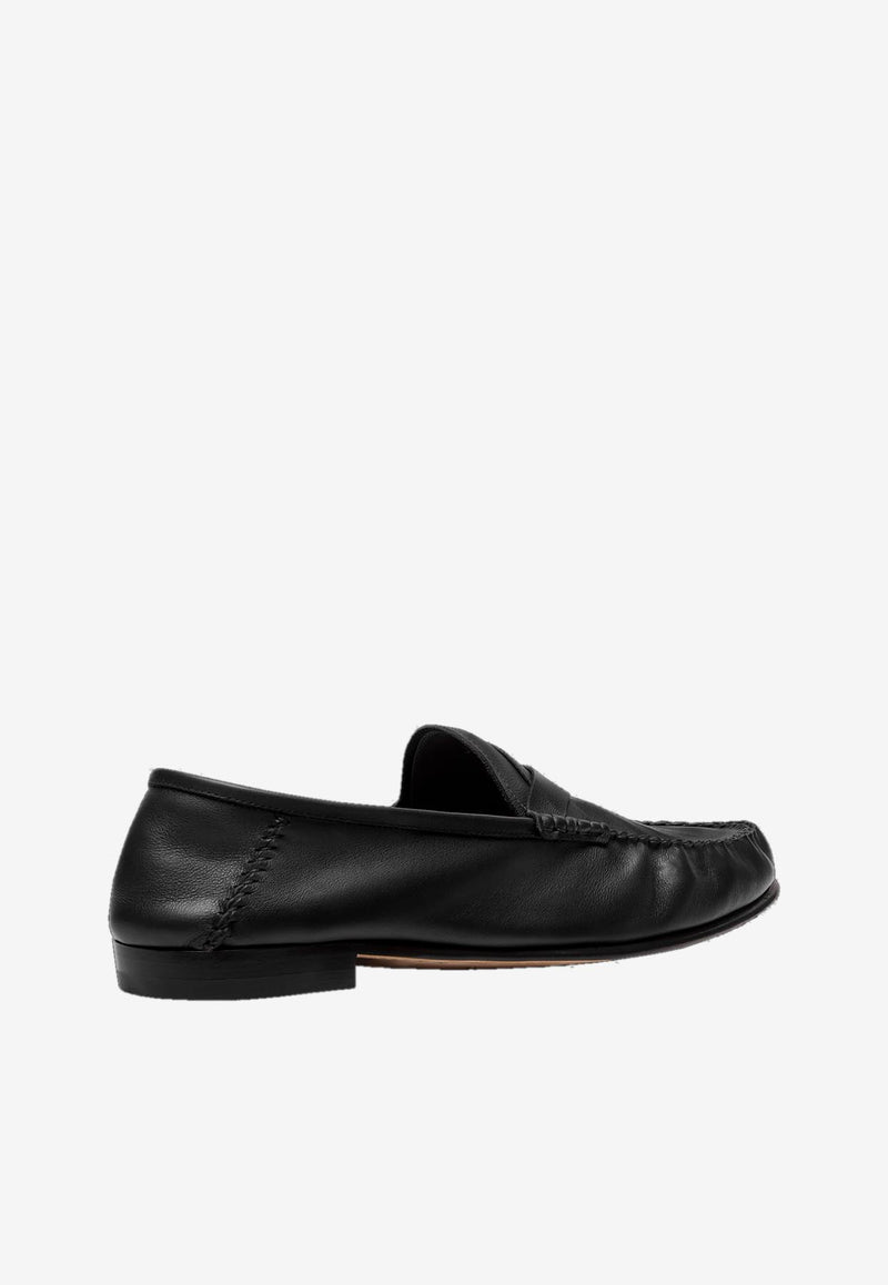 Tom Ford Ripley Leather Loafers J1528-LCL477N 1N001 Black