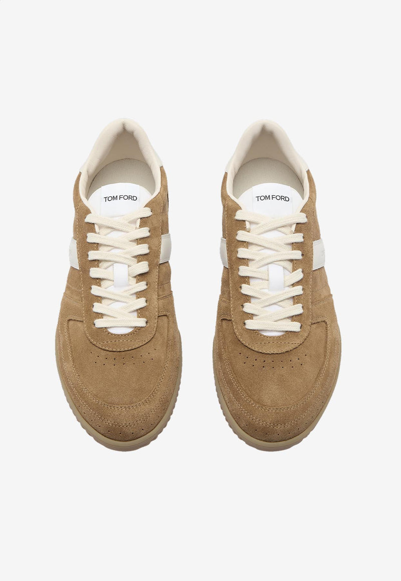 Tom Ford Terence Suede Low-Top Sneakers J1539-LCL046N 3BA17 Tan