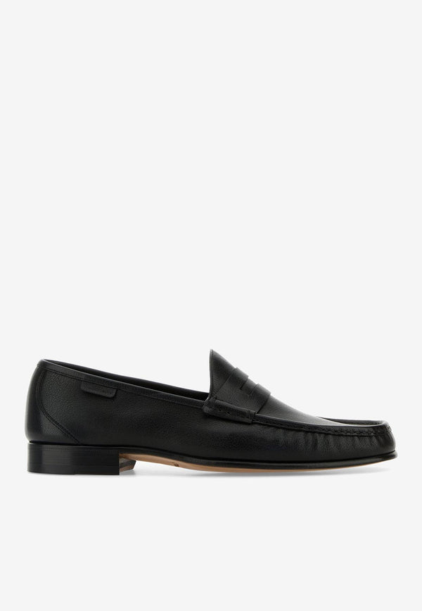Tom Ford Penny-Slot Leather Loafers Black J1545-LGO033N 1N001
