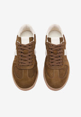 Tom Ford Archer Nubuck Leather Low-Top Sneakers Brown J1584-LCL215N ERB