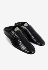 Tom Ford Steven Croc-Embossed Leather Loafers Black J1587-LCL533N NAA