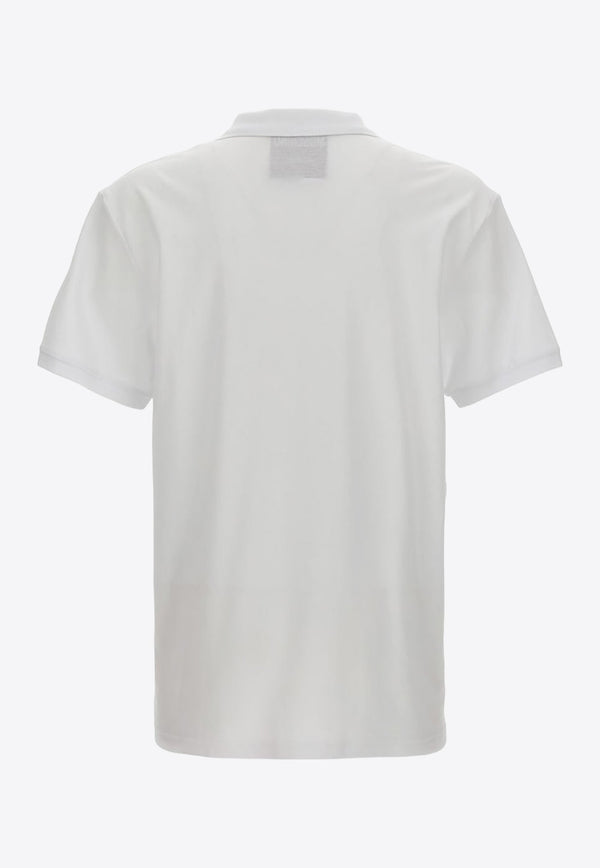 Moschino Logo Short-Sleeved Polo T-shirt J1602 0242 1001 White