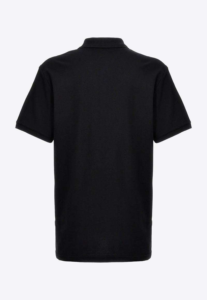 Moschino Logo Short-Sleeved Polo T-shirt J1602 0242 1555 Black