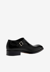 Tom Ford Vincent Leather Brogue Single Monk Strap Black J1616-LCL497P NAA