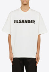Jil Sander Logo Print Crewneck T-shirt White J21GC0001J45148/O_JILSA-102
