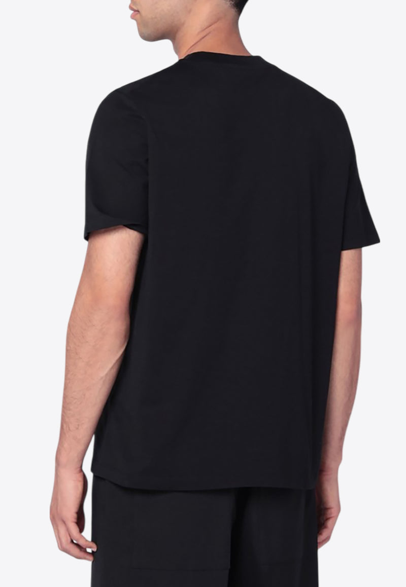Jil Sander Basic Crewneck T-shirt Black J21GC0004J45084/R_JILSA-001