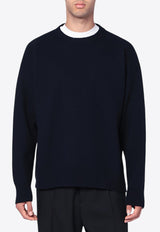 Jil Sander Wool Knit Crewneck Sweater Midnight Blue J21GP0003J14603/R_JILSA-402