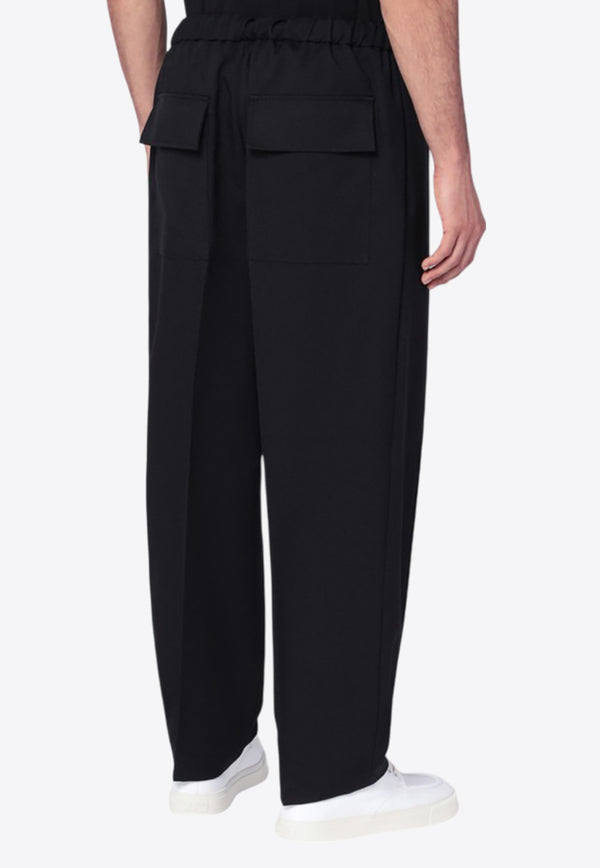 Jil Sander Technical Gabardine Track Pants Black J21KA0012J70001/R_JILSA-001