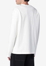 Jil Sander Long-Sleeved Crewneck T-shirt White J22GC0196J20256/Q_JILSA-100