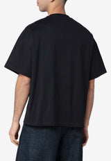 Jil Sander Boxy Logo T-shirt Black J22GC0221J20349/S_JILSA-001