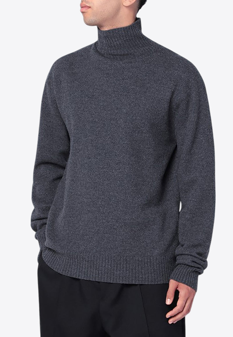 Jil Sander Wool Turtleneck Sweater Gray J22GP0224J14603/R_JILSA-032