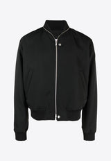 Jil Sander Zip-Up Bomber Jacket J23BN0004BLACK