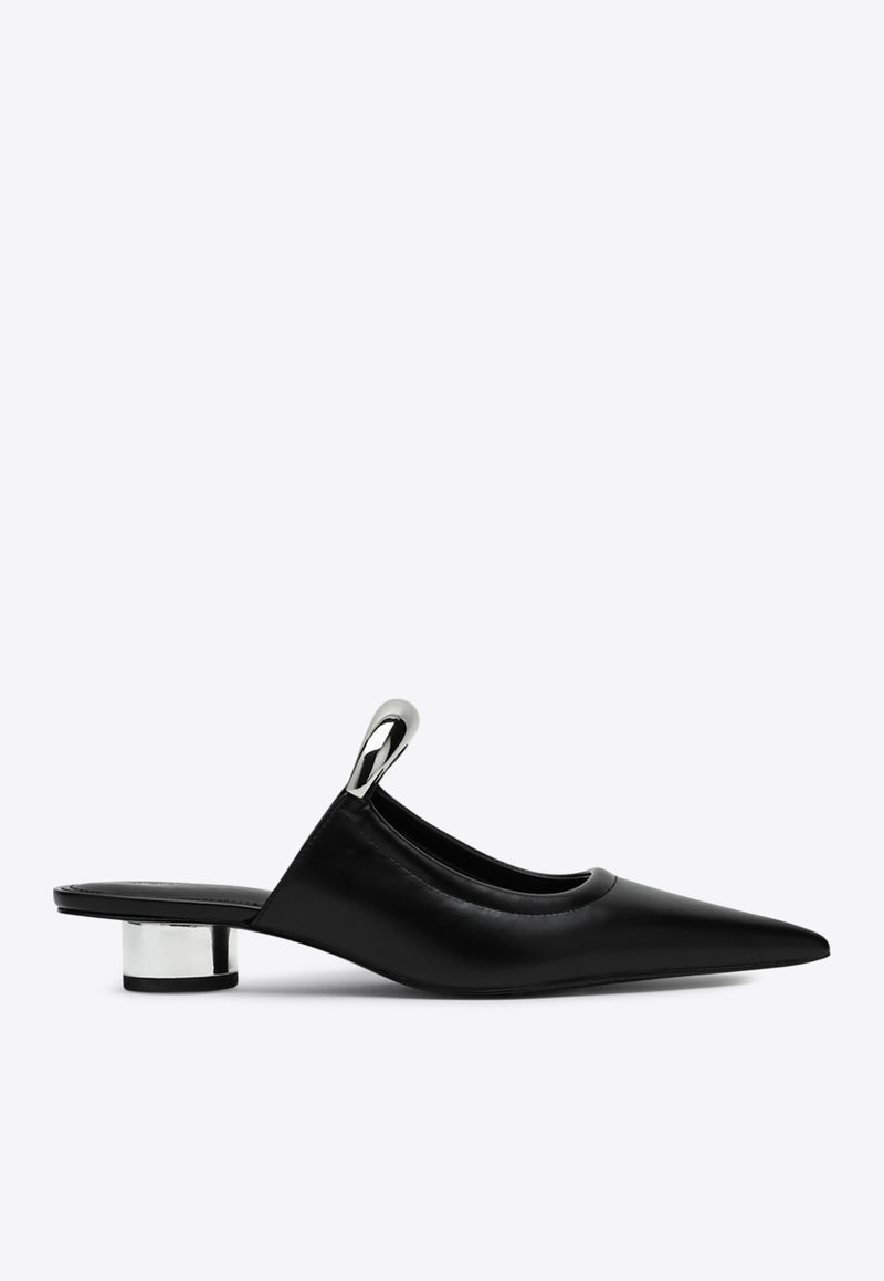 JW PEI Helena Vegan Leather Mules Black J3120505-1EL/Q_JWPEI-BLK