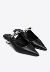 JW PEI Helena Vegan Leather Mules Black J3120505-1EL/Q_JWPEI-BLK