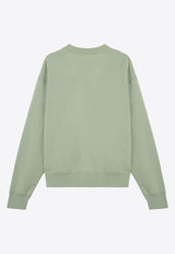 Jil Sander Logo Patch Crewneck Sweatshirt Green J40GU0102J20039/P_JILSA-334