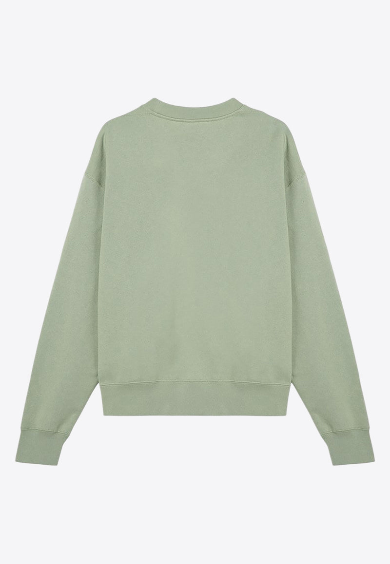 Jil Sander Logo Patch Crewneck Sweatshirt Green J40GU0102J20039/P_JILSA-334