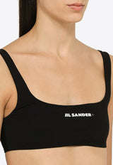 Jil Sander Logo-Printed Sleeveless Cropped Top Black J40SA0102J20011/M_JILSA-001