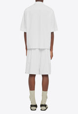 Jil Sander Short-Sleeved Oversized Shirt J47DL0145-J45127WHITE