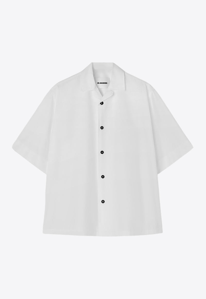 Jil Sander Short-Sleeved Oversized Shirt J47DL0145-J45127WHITE