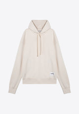 Jil Sander Logo Patch Hooded Sweatshirt Ivory J47GU0105J20010/P_JILSA-279